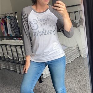 Phrase Baseball Tee